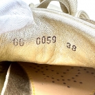 LOUIS VUITTON GOLD SPORTS SHOES T38